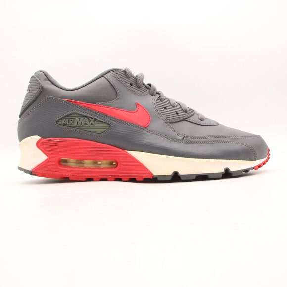 Nike Air Max 90 Essential Men\'s Size 14 Dark Grey/University Red 537384-061 main image 4